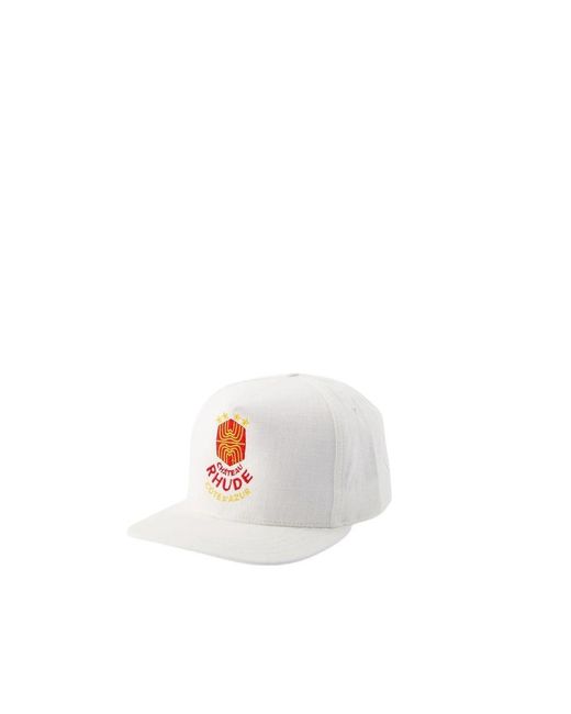 Rhude White Hats & Caps
