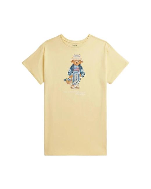 Ralph Lauren Yellow Short Dresses