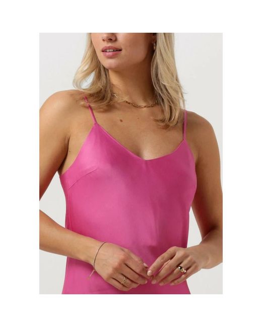 SELECTED Kleedjes ,Roze ,Polyester Maxi Jurk Slftalia-Lena in het Pink