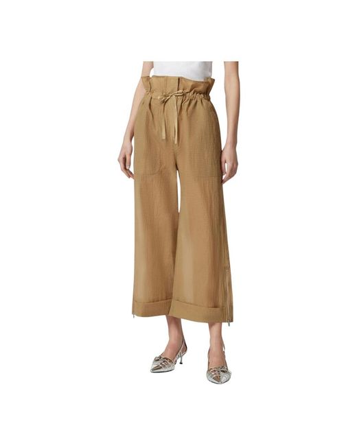 Pinko Natural Wide Trousers