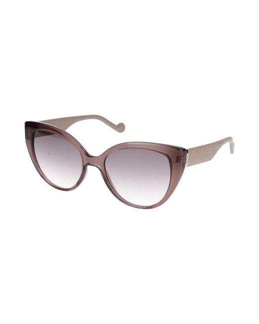 Occhiali Da Sole Liu Jo LJ2789 Unisex - Colore Rosa/Viola, Forma Rettangolare Modificata, Lenti 54 Mm - Garanzia 2 Anni - 2