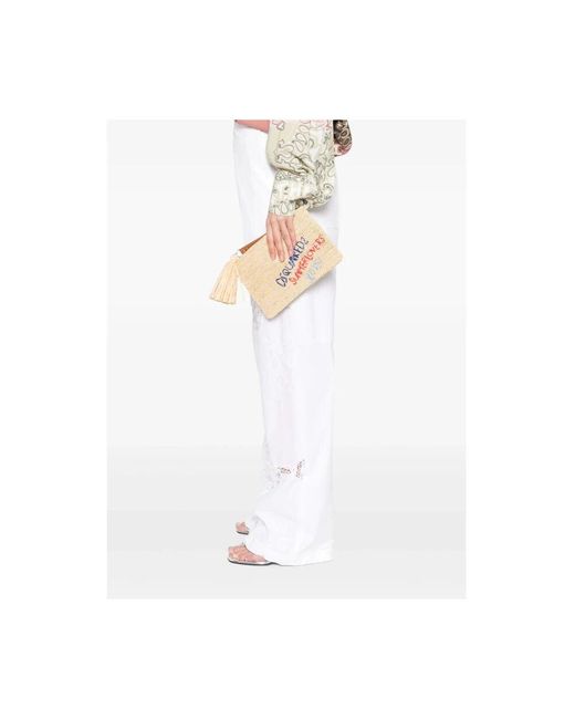 Clutches DSquared² de color White
