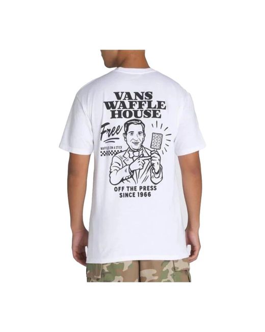 Vans Tops ,Wit ,Katoen Death Grip Ss T-Shirt in het White voor heren
