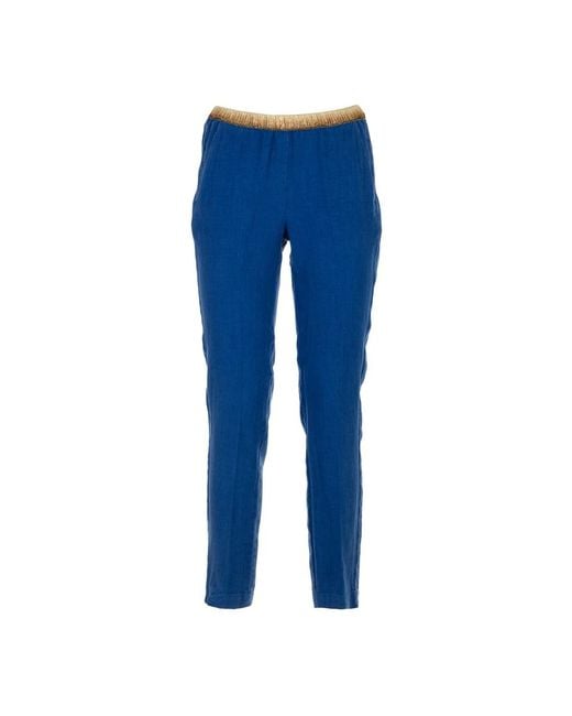 Slim-fit pantaloni di Hartford in Blue