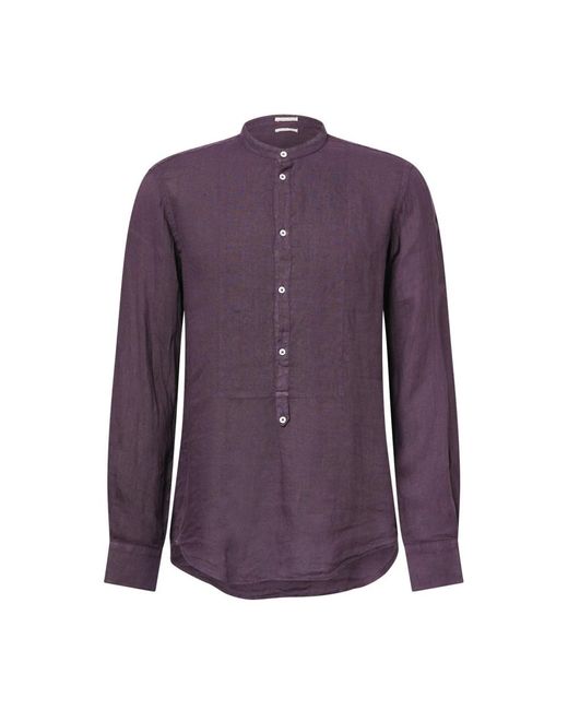 Massimo Alba Purple Casual Shirts for men