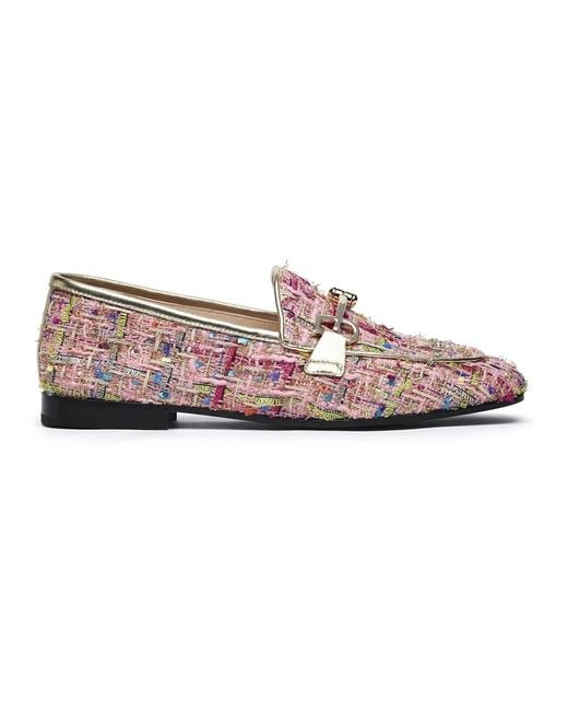 Fabi Pink Loafers