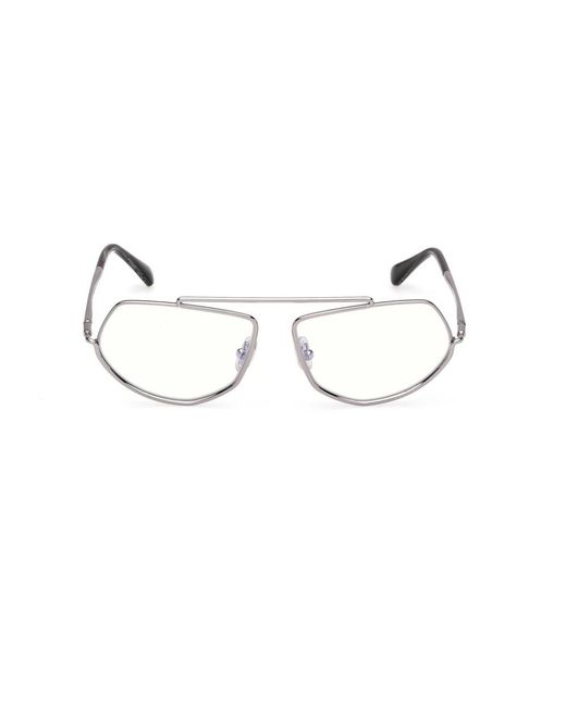 Max Mara Metallic Glasses