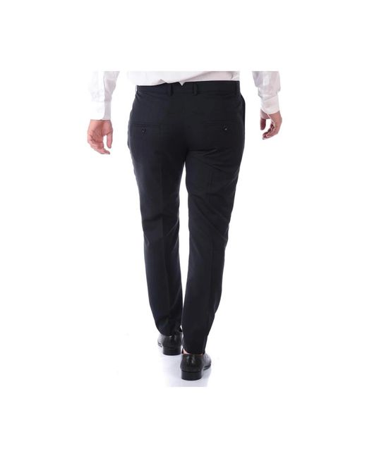 Daniele Alessandrini Blue Suit Trousers for men