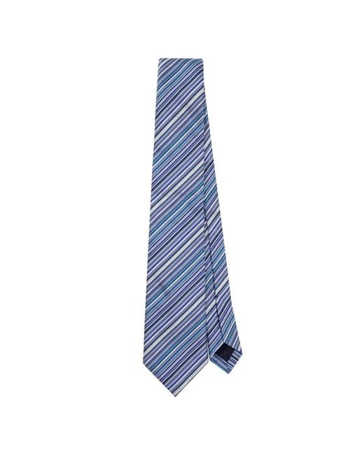 PS by Paul Smith Navy streifen krawatte,gestreifter krawatte in Blue für Herren