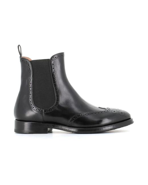 Alberto Fasciani Black Chelsea Boots