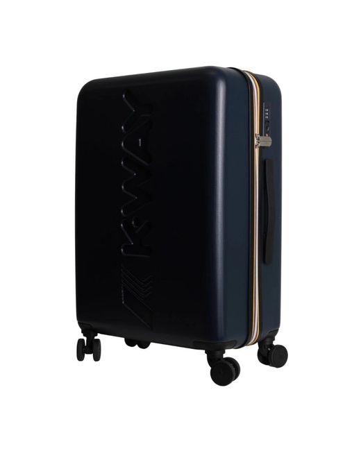 Suitcases > cabin bags K-Way en coloris Blue