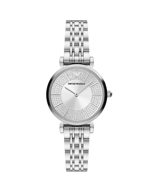 Orologi da donna in argento di Emporio Armani in Metallic