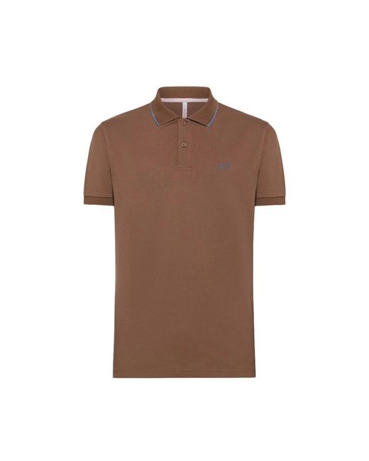 Sun 68 Brown Polo Shirts for men