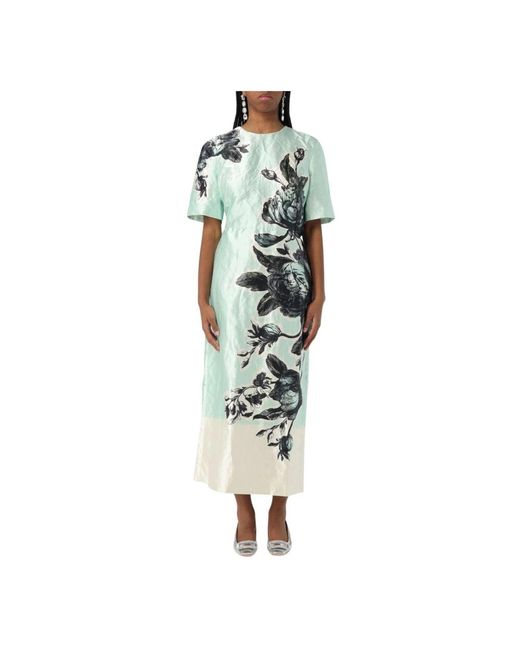Erdem Green Maxi Dresses