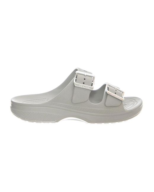 Sliders CROCSTM en coloris Gray