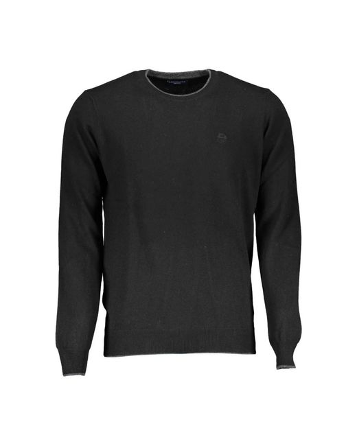 North Sails Black Round-Neck Knitwear for men
