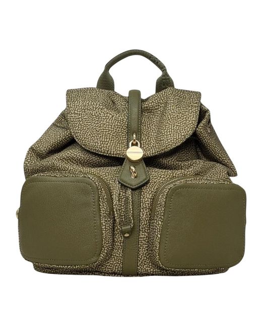 Backpacks Borbonese en coloris Green