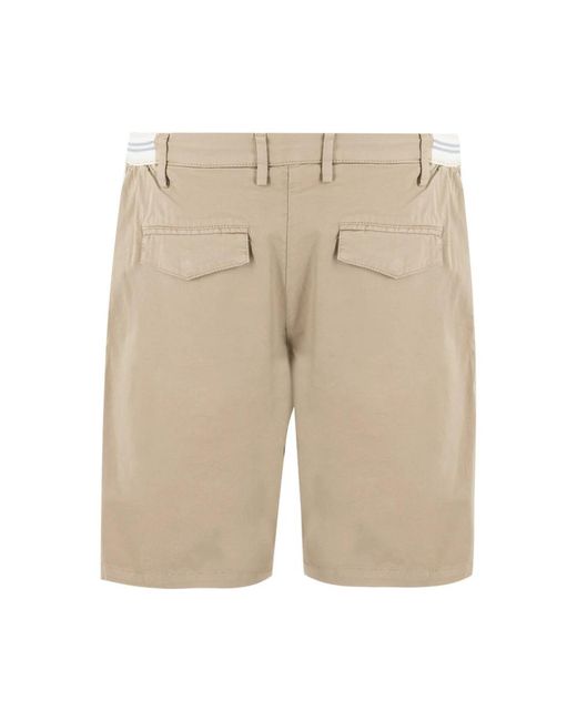 Eleventy Natural Long Shorts for men