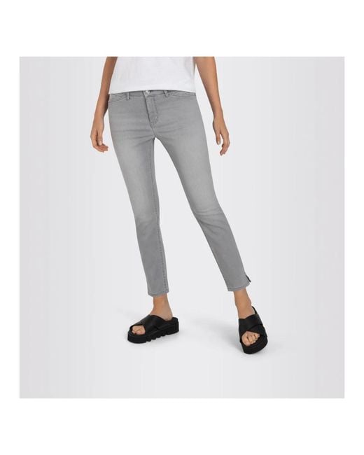 M·a·c Gray Cropped Jeans