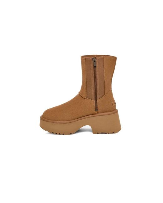 Ugg Schoenen ,Bruin ,Wol Classic Twin Seam New Heights in het Brown
