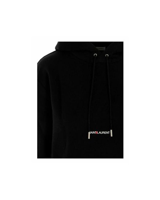 Saint Laurent Black Hoodies