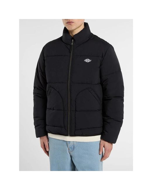 Dickies Jassen ,Zwart ,Wol Summerdale Puffer Jacket in het Black voor heren