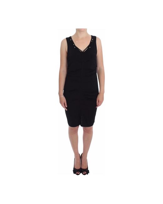Rocco Barocco Black Short Dresses