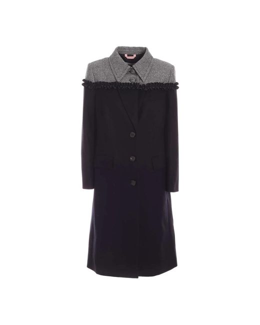 Vivetta Blue Single-Breasted Coats