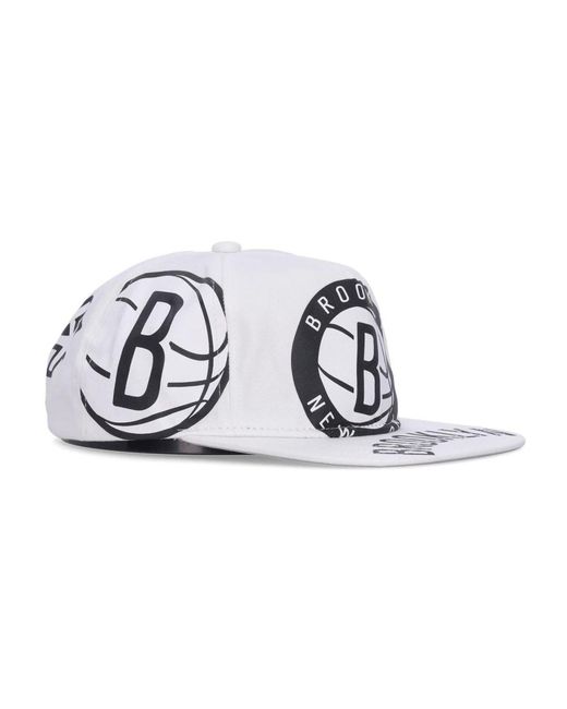 Mitchell & Ness Nba Flache Schirmkappe Brooklyn Nets in Blue für Herren