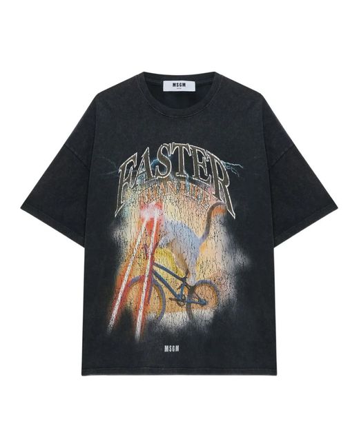 T-Shirts MSGM pour homme en coloris Black