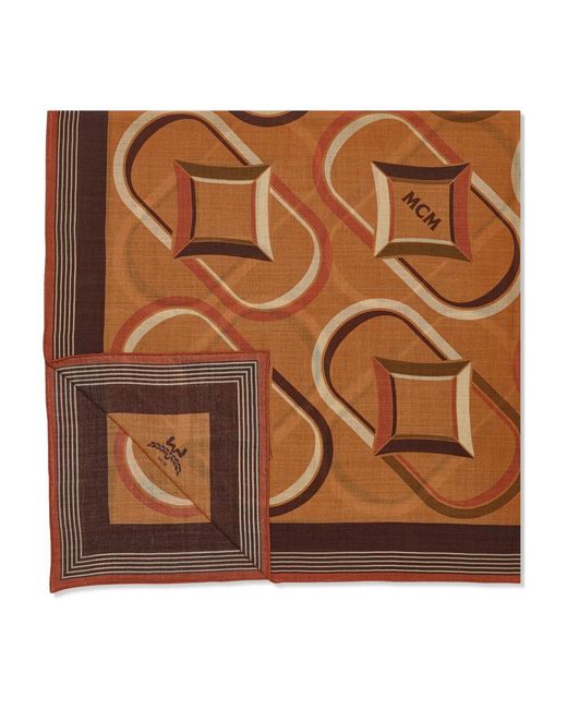 MCM Brown Winter Scarves