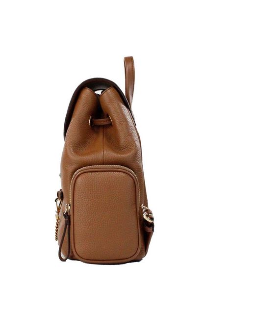 Michael Kors Brown Backpacks