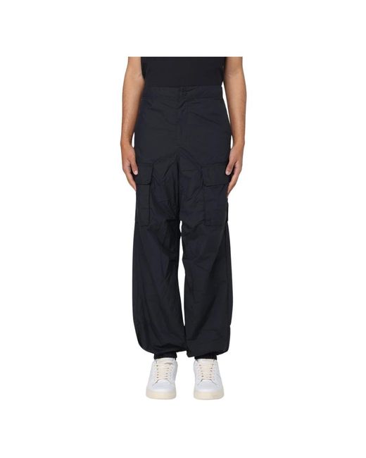 Save The Duck Black Wide Trousers for men