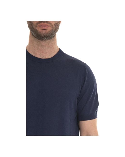 Canali Stylisches t-shirt für männer in Blue für Herren