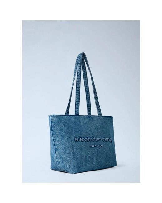 Alexander Wang Blue Tote Bags