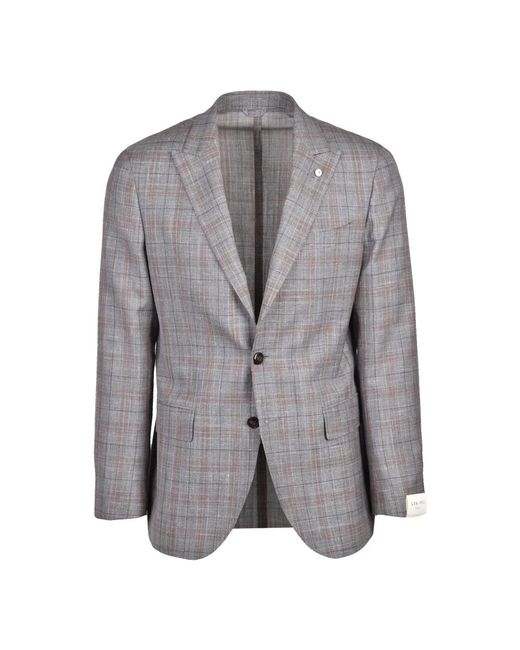 L.b.m. 1911 Gray Blazers for men