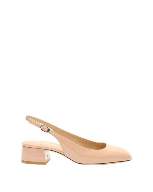 Stuart Weitzman Natural Pumps