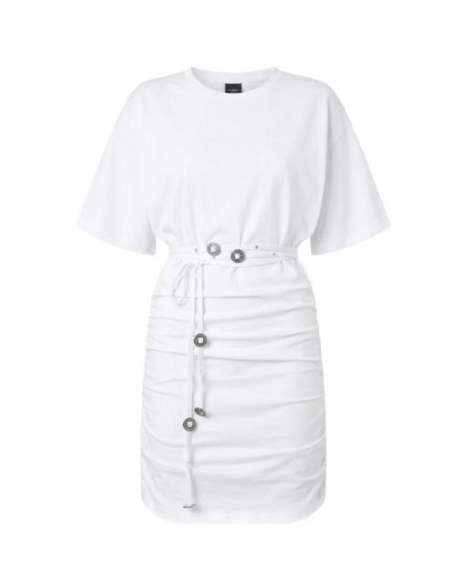 Pinko White Short Dresses