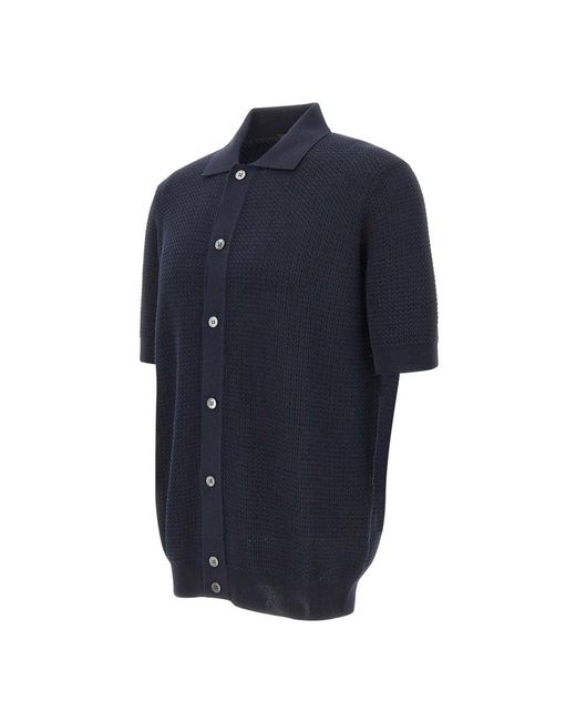 FILIPPO DE LAURENTIIS Blue Cardigans for men