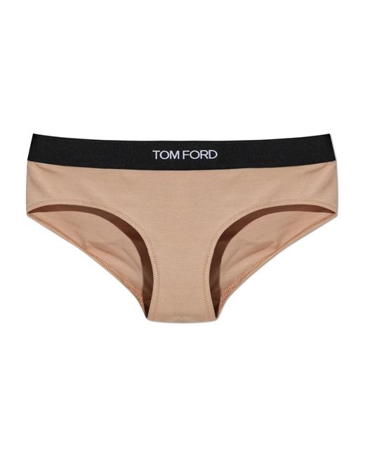 Tom Ford Ondergoed ,Cijfers Met Logo in het Natural