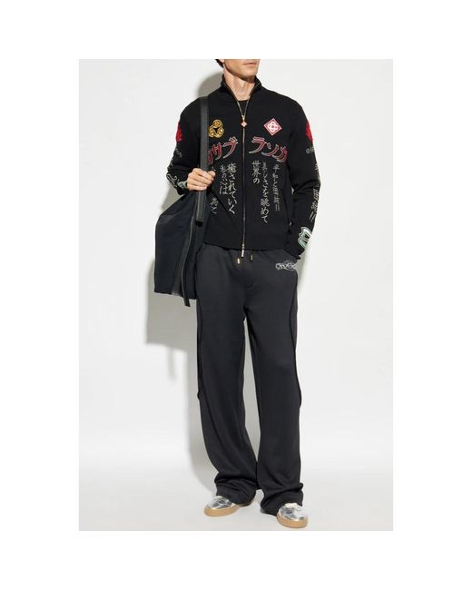 Casablanca Black Zip-Throughs for men