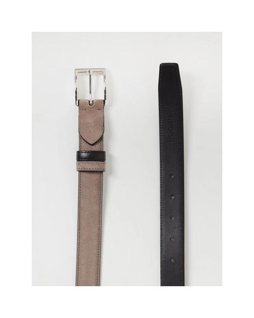 Hogan Gray Belts for men