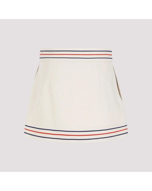 Gucci Natural Short Skirts