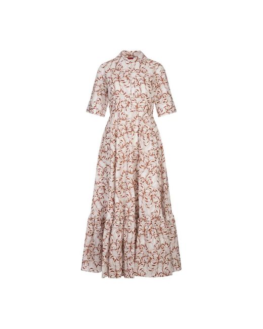 LaDoubleJ Midi Dresses in het Pink