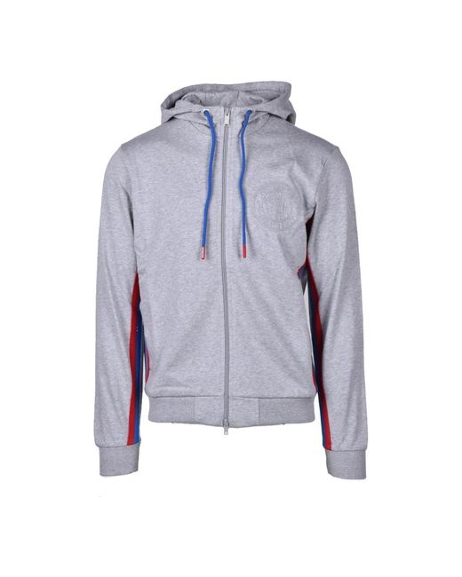 Bikkembergs Hoodies & Sweatvesten ,Grijs ,Katoen Sweatshirts Hoodies in het Blue voor heren
