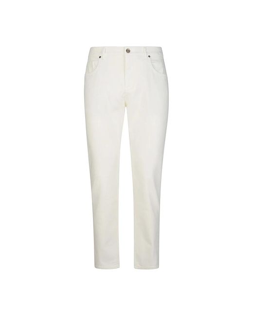 Slim-Fit Jeans Eleventy de hombre de color White
