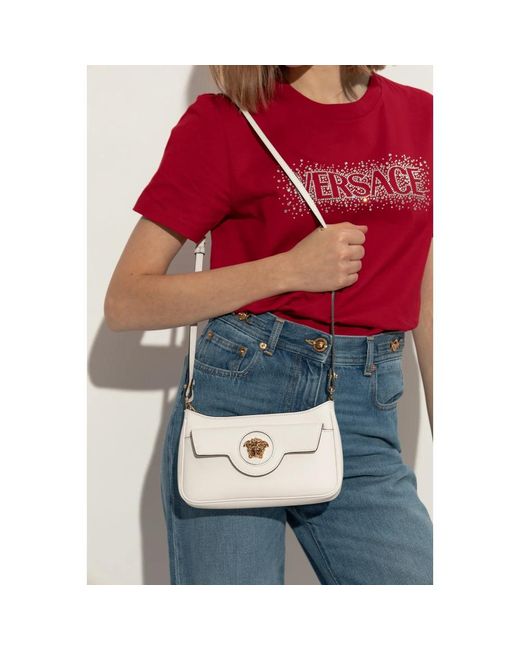Shoulder Bags di Versace in White
