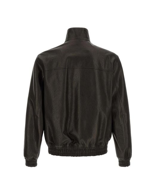 Valentino Garavani Black Bomber Jackets for men