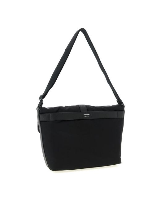 Ferragamo Black Cross Body Messenger for men