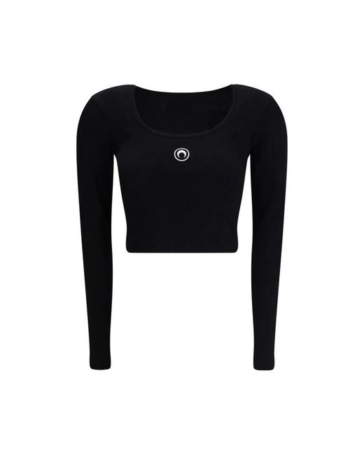 Long Sleeve Tops di MARINE SERRE in Black